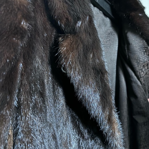 🖤 100% Real Mink Fur Coat Luxury Vintage 🖤 - Picture 6 of 16